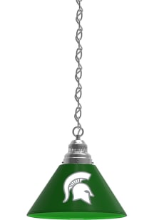 Michigan State Spartans Single Silver Billiard Lamp
