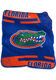 Florida Gators Double Stripe Raschel Throw Blanket - Orange