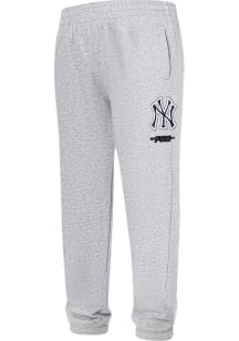 Pro Standard New York Yankees Toddler Grey Classic Chenille Bottoms Sweatpants