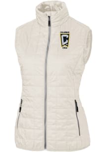 Cutter and Buck Columbus Crew Womens White Rainier PrimaLoft Vest
