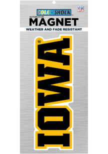 Iowa Hawkeyes 6in Main Mark Magnet