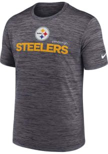 Nike Pittsburgh Steelers Black Velocity Short Sleeve T Shirt