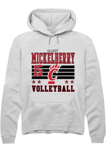 Elliott Mickelberry Cincinnati Bearcats Mens White NIL Striped Player Hood