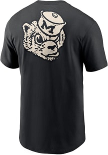 Nike Michigan Wolverines Black 2-Hit Cotton Short Sleeve T Shirt