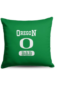 Oregon Ducks Dad 18x18 Throw Pillow - Green