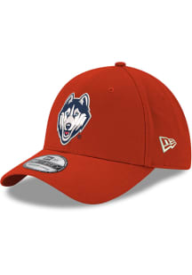 New Era UConn Huskies Mens Red 39THIRTY Flex Hat