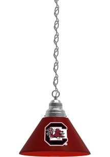 South Carolina Gamecocks Single Silver Billiard Lamp