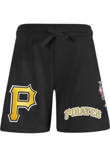 Pro Standard Pittsburgh Pirates Youth Black Chenille Primary Logo Shorts