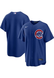 Chicago Cubs Mens Nike Replica Alternate Jersey - Blue
