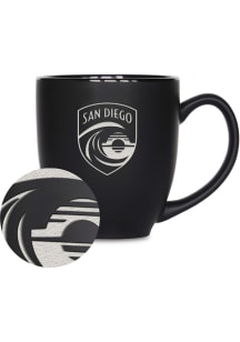 San Diego Wave FC Primary Bistro Ceramic Mug - Silver