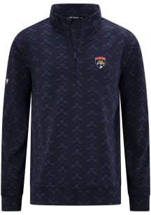 Levelwear Florida Panthers Mens Navy Blue Chameleon 3D Embroidered Patch Pullover Jackets