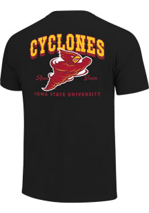 Iowa State Cyclones  Mascot Layout Short Sleeve T Shirt