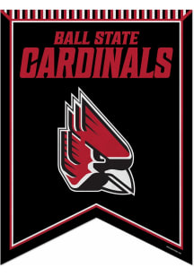 Ball State Cardinals 18x24 Banner - White