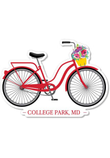 Maryland Terrapins 3.5" College Park Rugged Stickers - Red