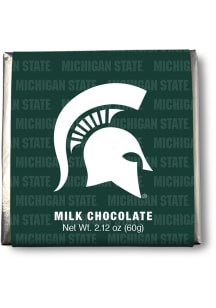 Michigan State Spartans 9pc Square Milk Chocolate Candy