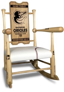 Baltimore Orioles Memories and Dreams Baseball Bat Rockers