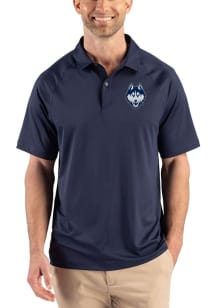 Cutter and Buck UConn Huskies Navy Blue Prospect Eco Big and Tall Polo