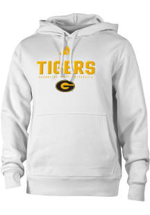 Adidas Grambling State Tigers Mens White Heat Seal Fleece Long Sleeve Hoodie