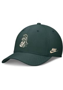 Nike Michigan State Spartans Mens Green Vintage Swooshflex Flex Hat