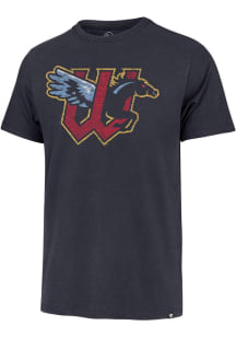 47 Wichita Wind Surge Navy Blue Logo Short Sleeve Fashion T Shirt
