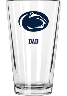 Penn State Nittany Lions Dad 16 oz Pint Glass - White