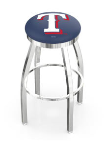 Texas Rangers Chrome Pub Stool - Silver