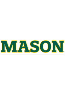 George Mason University Corp Static Auto Static Cling Decal - Green
