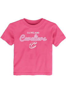 Cleveland Cavaliers Toddler Girls Pink Big Game Short Sleeve T-Shirt