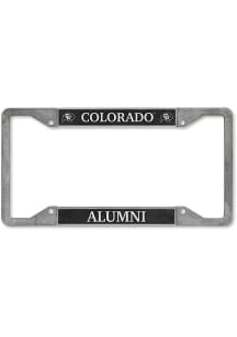 Colorado Buffaloes Alumni Pewter License Plate Frame - Silver