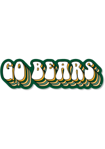 Baylor Bears 2" Go Bears Dizzler Stickers - Green