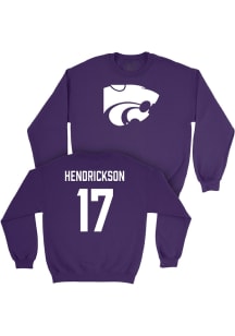 Grace Hendrickson K-State Wildcats Mens Purple NIL Legacy Player Crew