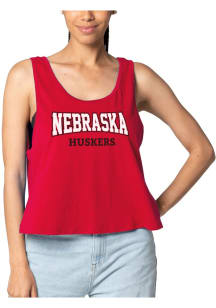 Nebraska Cornhuskers Womens Red Taurus Tank Top