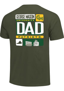 George Mason University Green Campus Squares - Dad Short Sleeve T Shirt