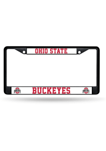 Ohio State Buckeyes Primary Metal License Plate Frame - Black