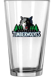 Minnesota Timberwolves 16oz Vault Logo Pint Glass - White