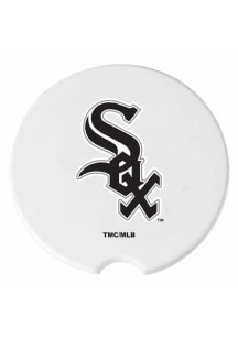 The Memory Company Chicago White Sox 2 Pack Cork Car Coaster - Black