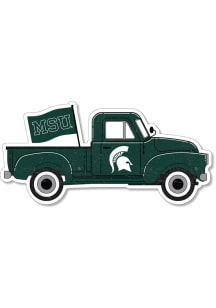 Michigan State Spartans 2in Truck Dizzler Stickers - Green