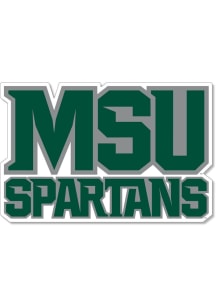 Michigan State Spartans Small MSU Stacked Text Magnet