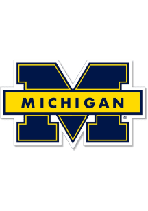 Michigan Wolverines Small M W/Text Magnet