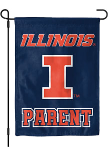 Illinois Fighting Illini Parent Garden Flag - Navy Blue