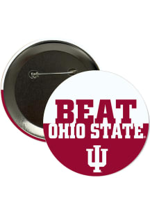 Indiana Hoosiers BEAT Ohio State 3in Button - Crimson