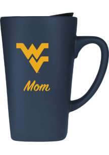 West Virginia Mountaineers 16oz Soft Touch Mom Ceramic Mug - Navy Blue