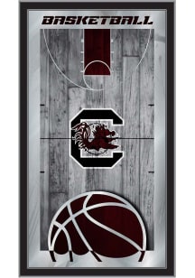 South Carolina Gamecocks Basketball Hanging Back Bar Mirror