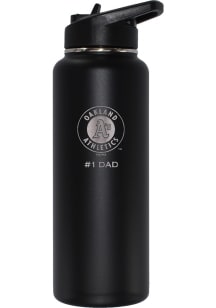 Oakland Athletics Dad 34oz Stainless Steel Bottle - Black