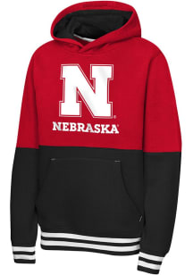 Nebraska Cornhuskers Youth Red Beyond The Zone Long Sleeve Hoodie