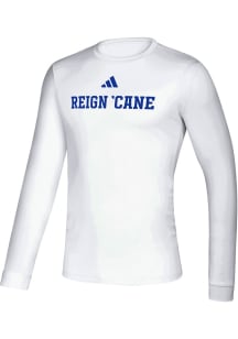 Adidas Tulsa Golden Hurricane White Reign 'Cane Creator Long Sleeve T-Shirt