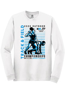 Summit Sportswear Big Ten White 2026 Outdoor Track & Field Championships Long Sleeve T Shirt
