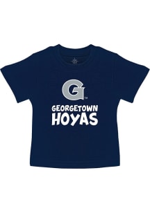 Georgetown Hoyas Toddler Navy Blue Playful Short Sleeve T-Shirt