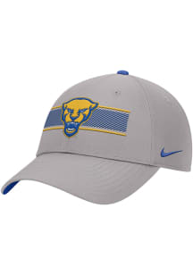Nike Pitt Panthers Ripstop Structured Adjustable Hat - Grey