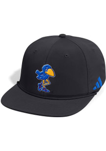 Adidas Kansas Jayhawks Black Locker Room Rope Snapback Mens Snapback Hat